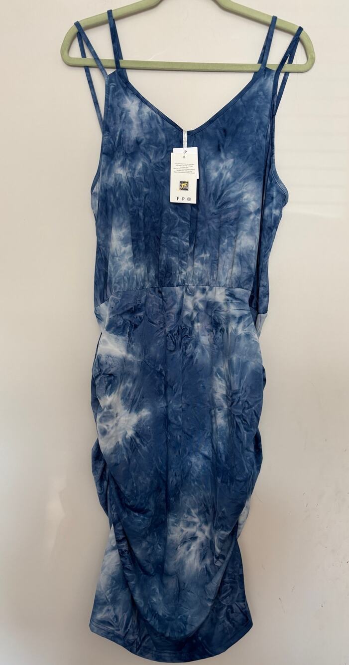 Grace Karin Stretchy Bodycon Dress Tie Dye Print Size XL New